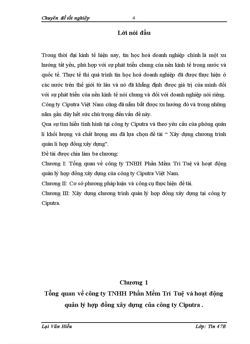 image for page Xây dựng chương trình quản lí hợp đồng xây dựng