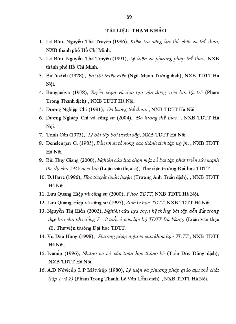image for page Lựa chọn hệ thống bài tập bổ trợ chuyên môn trong giảng dạy kỹ thuật bơi trườn sấp cho sinh viên khoa TDTT Trường Đại học Sư phạm Thái Nguyên
