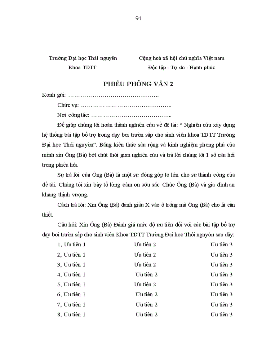 image for page Lựa chọn hệ thống bài tập bổ trợ chuyên môn trong giảng dạy kỹ thuật bơi trườn sấp cho sinh viên khoa TDTT Trường Đại học Sư phạm Thái Nguyên