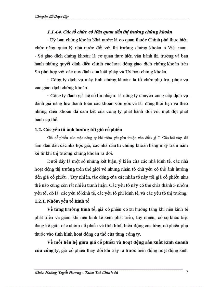 image for page Áp dụng mô hình toán tài chính trong việc định giá cổ phiếu trên thị trường chứng khoán
