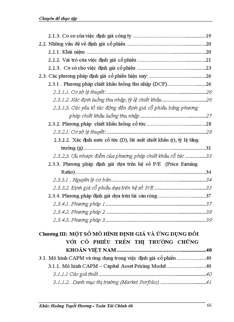 image for page Áp dụng mô hình toán tài chính trong việc định giá cổ phiếu trên thị trường chứng khoán