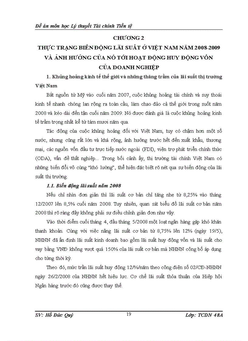 image for page Lãi suất và tác động của lãi suất tới huy động vốn của các doanh nghiệp