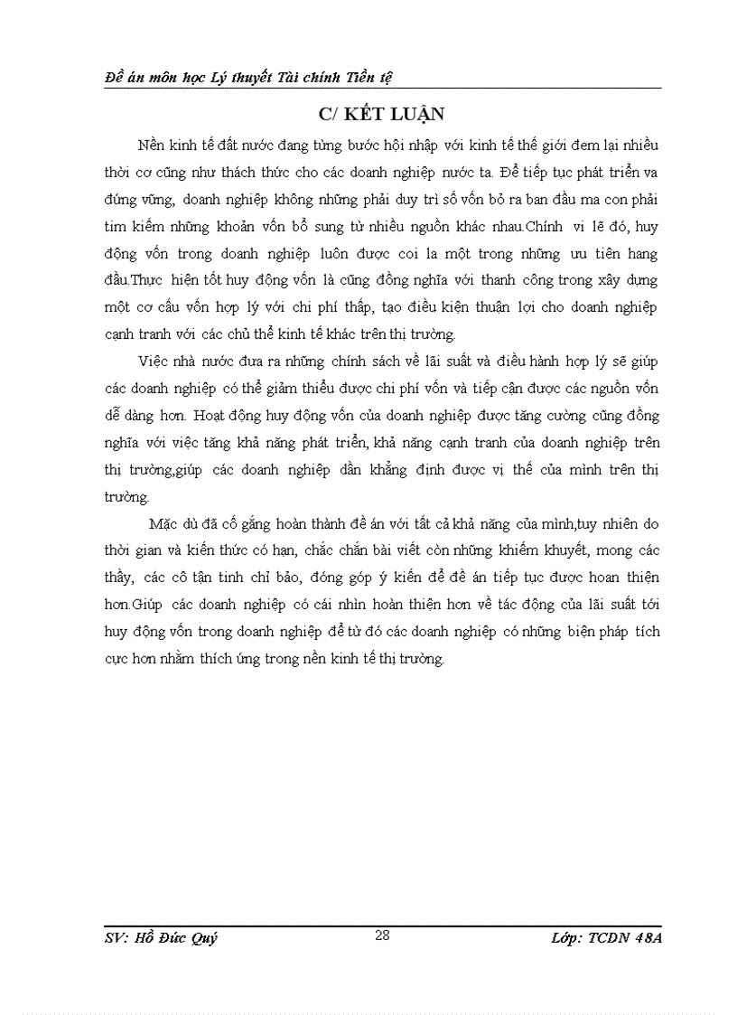 image for page Lãi suất và tác động của lãi suất tới huy động vốn của các doanh nghiệp