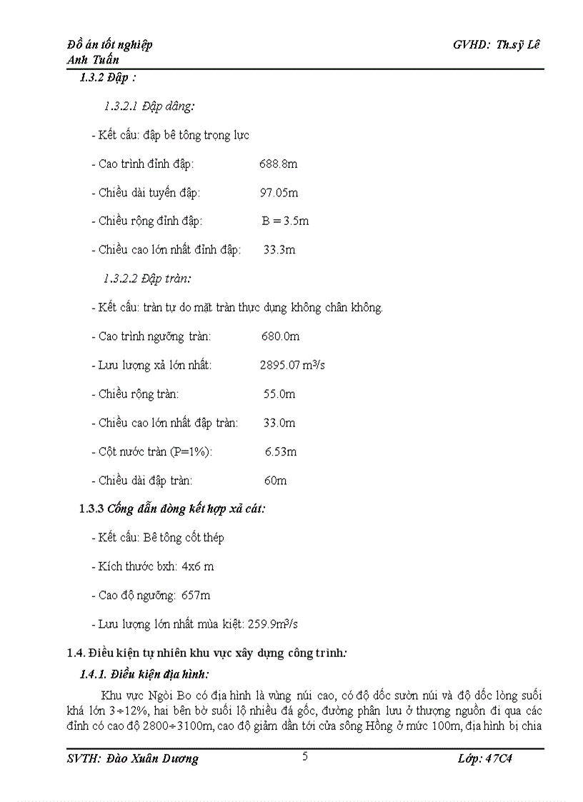 image for page Thiết kế tổ chức thi công thuỷ điện SỬPÁN2