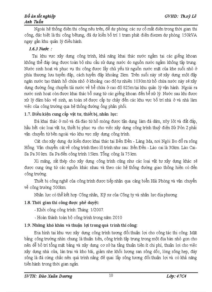 image for page Thiết kế tổ chức thi công thuỷ điện SỬPÁN2