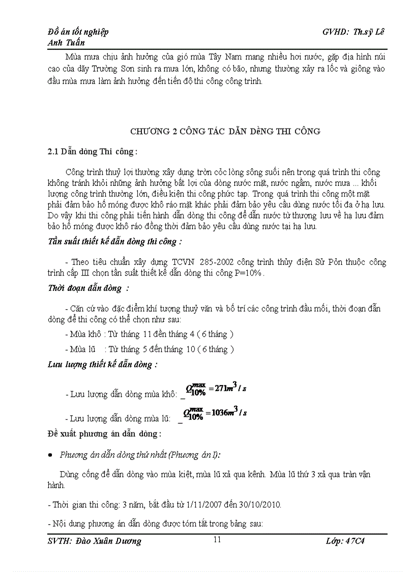 image for page Thiết kế tổ chức thi công thuỷ điện SỬPÁN2