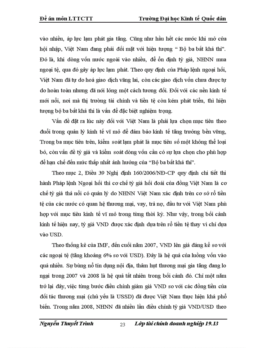 image for page Hoàn thiện chính sách tỷ giá của Việt Nam