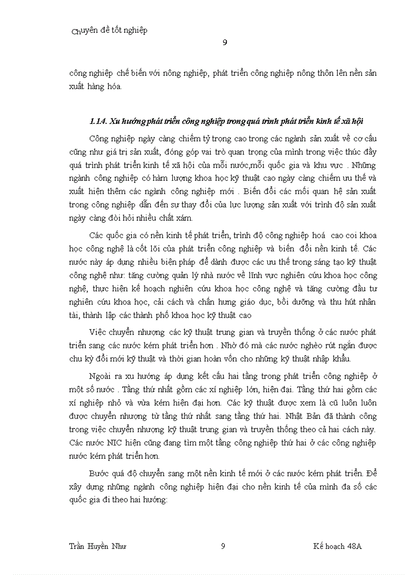 image for page Phương hướng phát triển công nghiệp Hà Tĩnh đến năm 2020