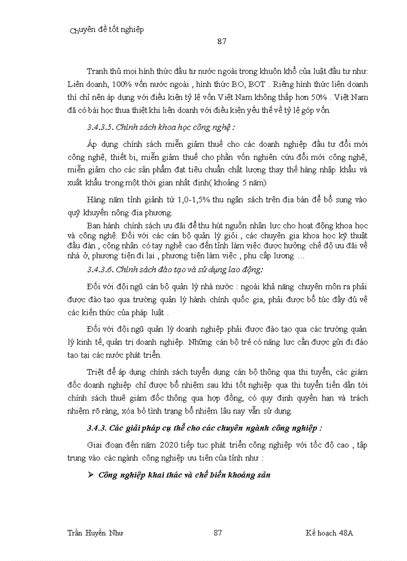 image for page Phương hướng phát triển công nghiệp Hà Tĩnh đến năm 2020