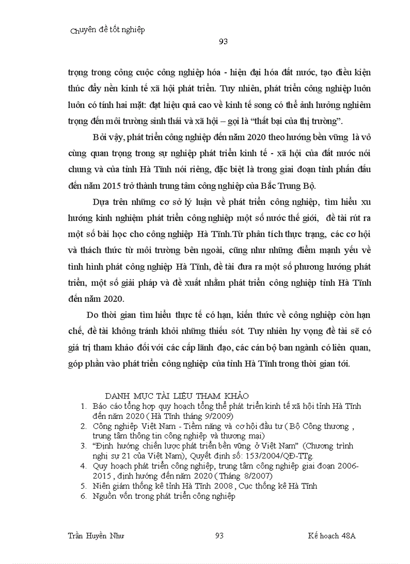 image for page Phương hướng phát triển công nghiệp Hà Tĩnh đến năm 2020