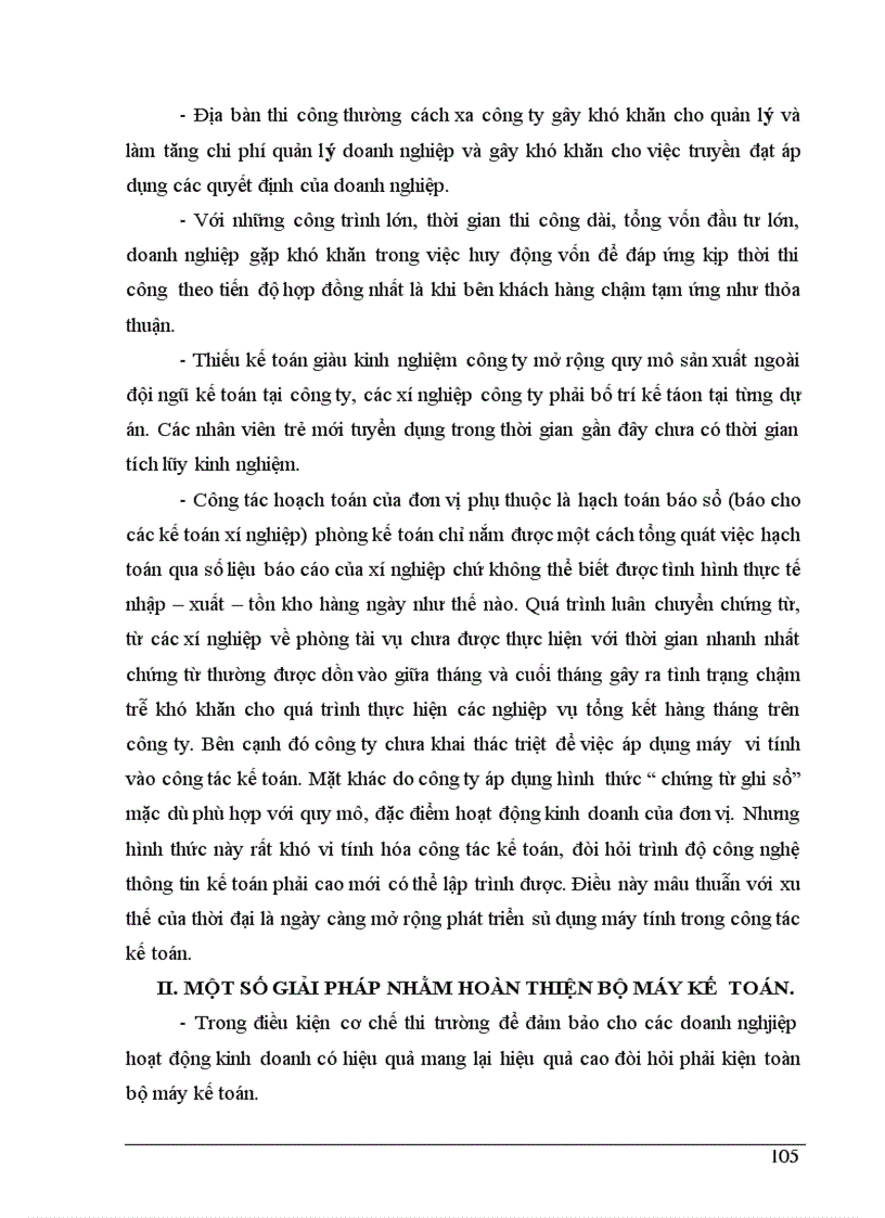 image for page Thực trạng tổ chức kế toán trong một kỳ của doanh nghiệp