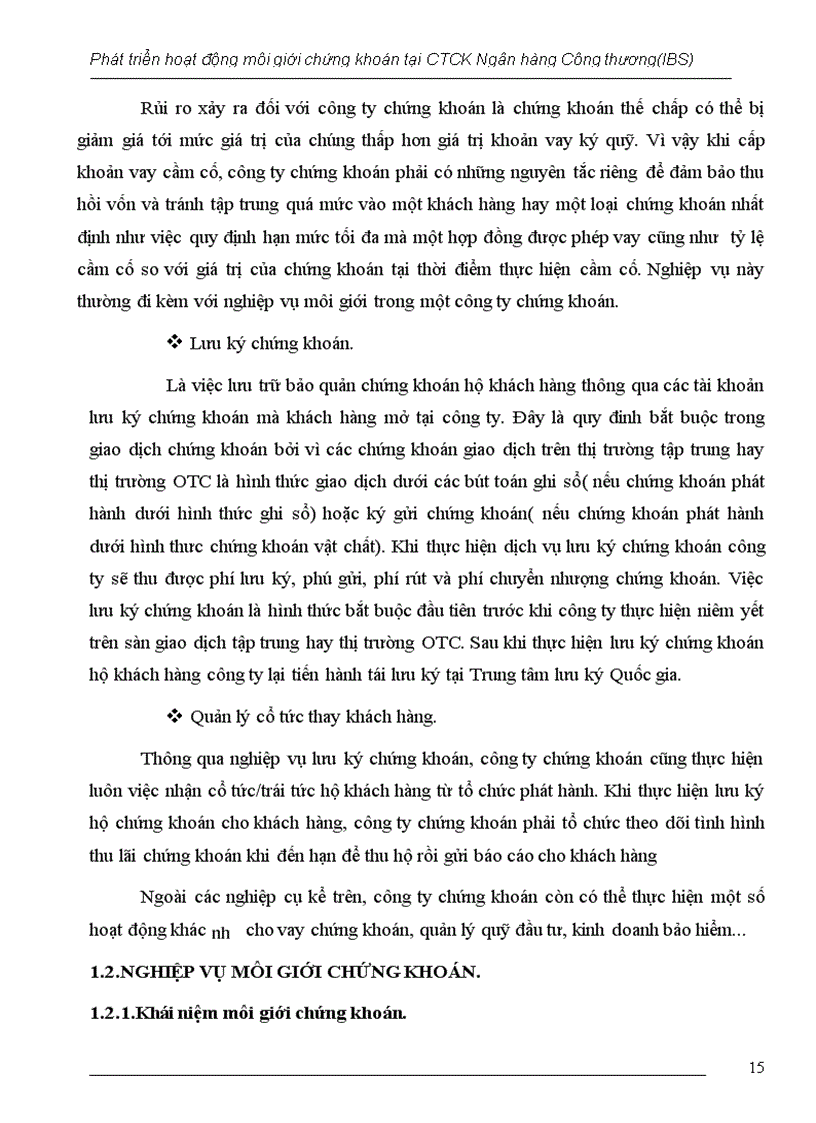 image for page Giải pháp phát triển hoạt động môi giới tại công ty chứng khoán Ngân hàng Công thương Việt Nam