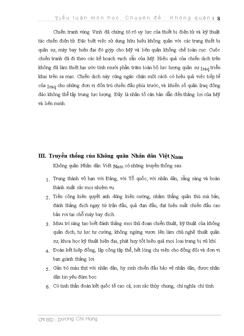 image for page Truyền thống của Không quân Nhân dân Việt Nam