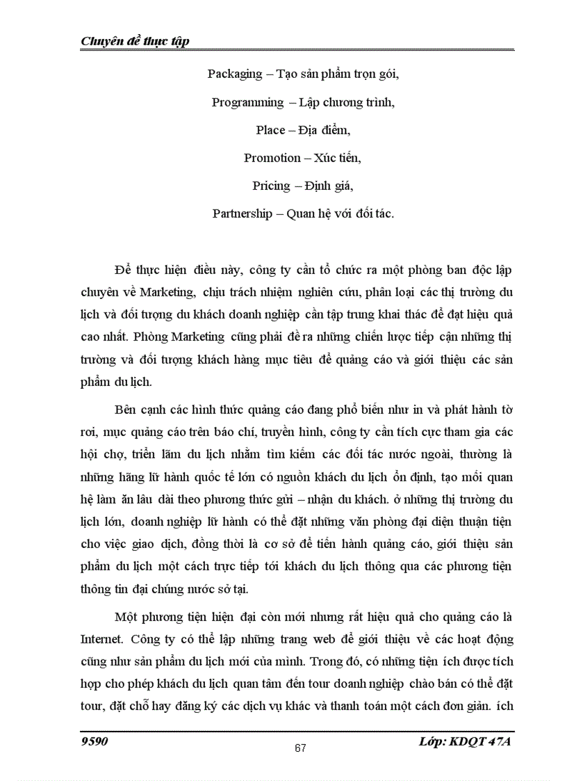 image for page Hoạt động kinh doanh lữ hành quốc tế tại công ty TNHH Phát triển Thế kỷ Thương mại và Du lịch thực trạng và giải pháp