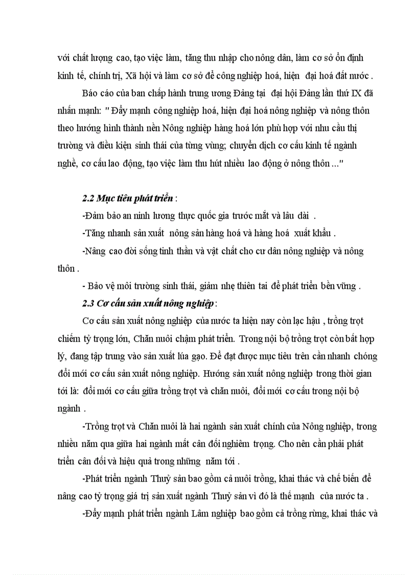 image for page Thực trạng và một số chính sách phát triển kinh tế nông nghiệp nông thôn huyện Thanh Sơn tỉnh Phú Thọ giai đoạn 2006 2010