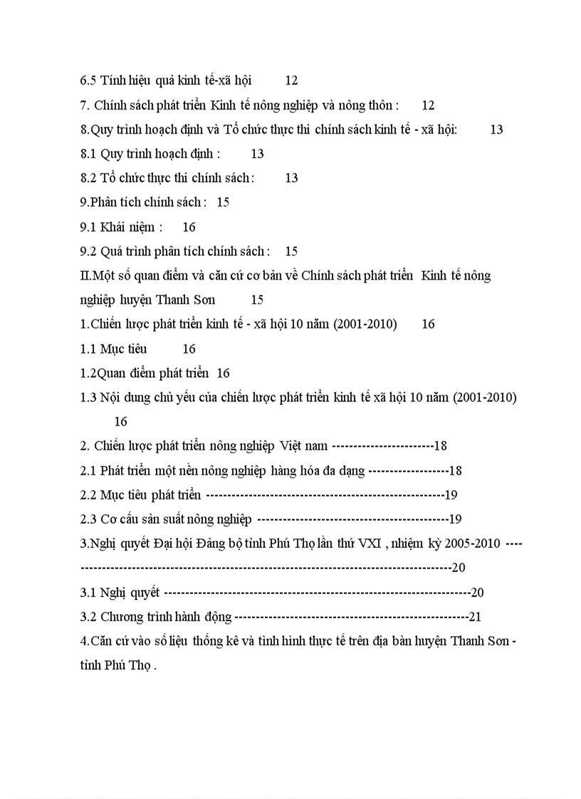 image for page Thực trạng và một số chính sách phát triển kinh tế nông nghiệp nông thôn huyện Thanh Sơn tỉnh Phú Thọ giai đoạn 2006 2010