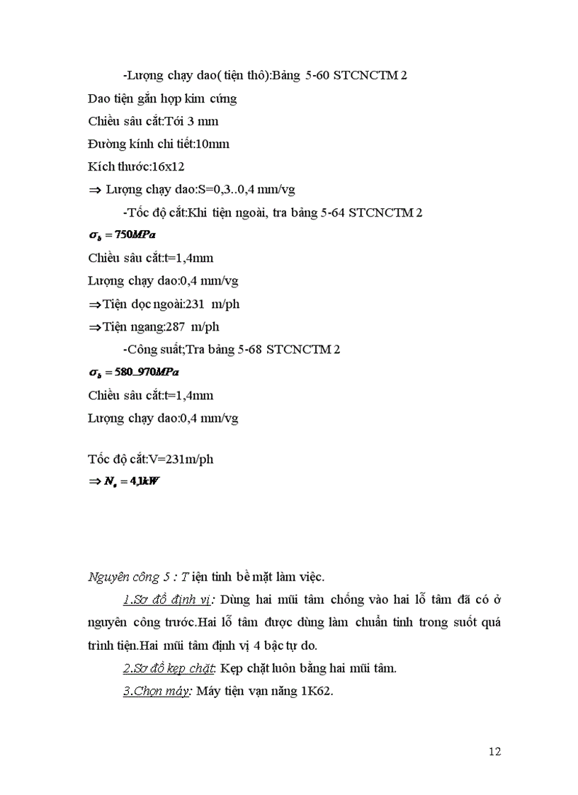 image for page Quy trình công nghệ để gia công chi tiết trục Vòi phun bơm cao áp động cơ Điezen D12