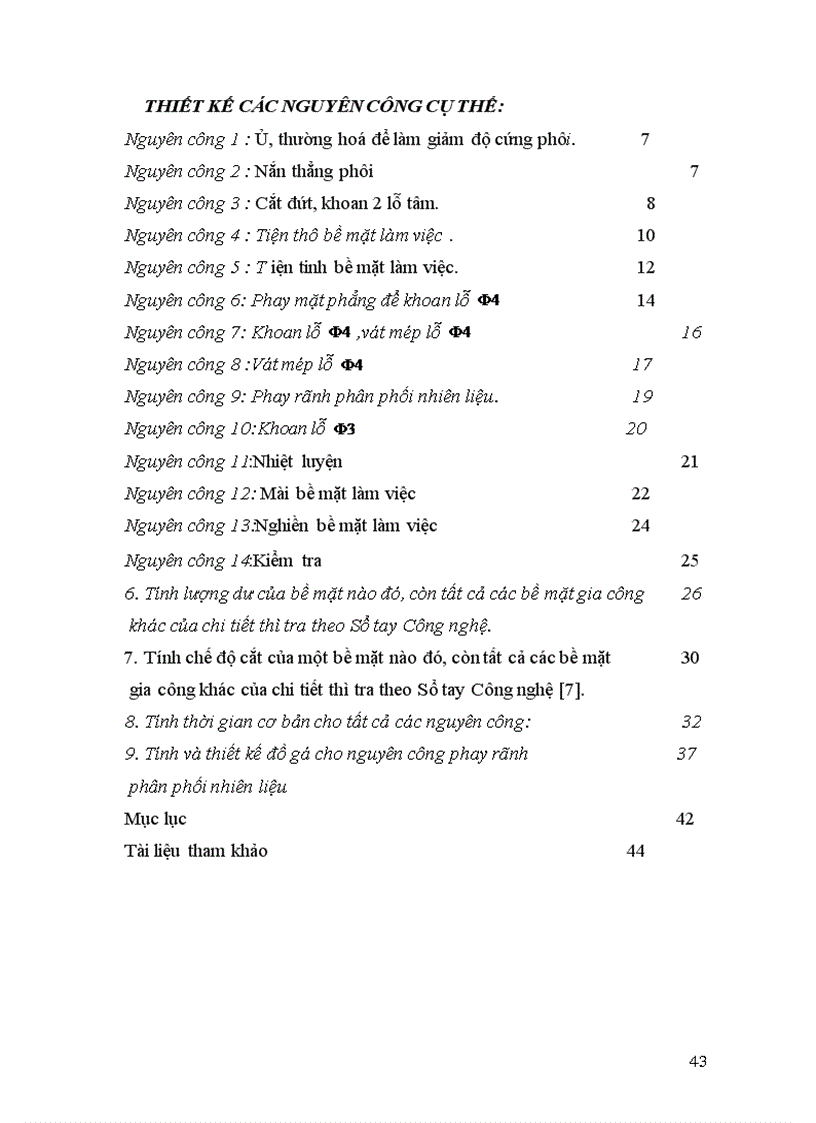 image for page Quy trình công nghệ để gia công chi tiết trục Vòi phun bơm cao áp động cơ Điezen D12