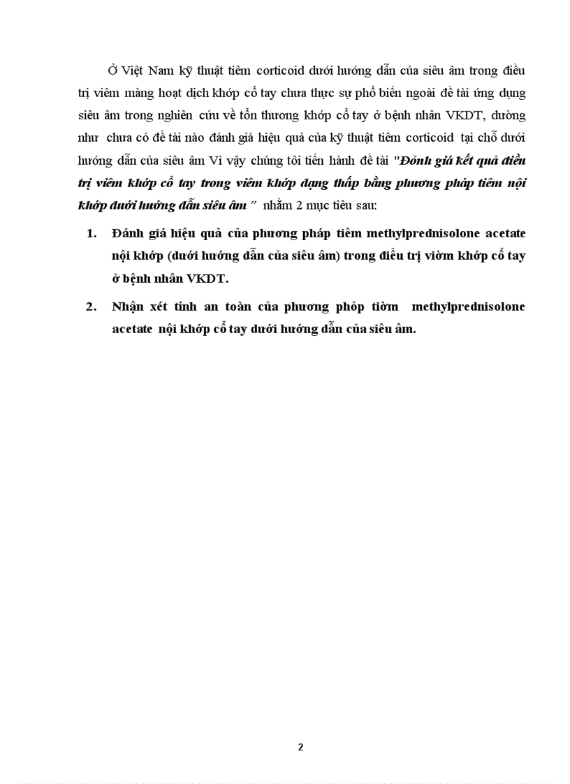 image for page Đánh giá kết quả điều trị viêm khớp cổ tay trong viêm khớp dạng thấp bằng phương pháp tiêm nội khớp dưới hướng dẫn siêu âm 1