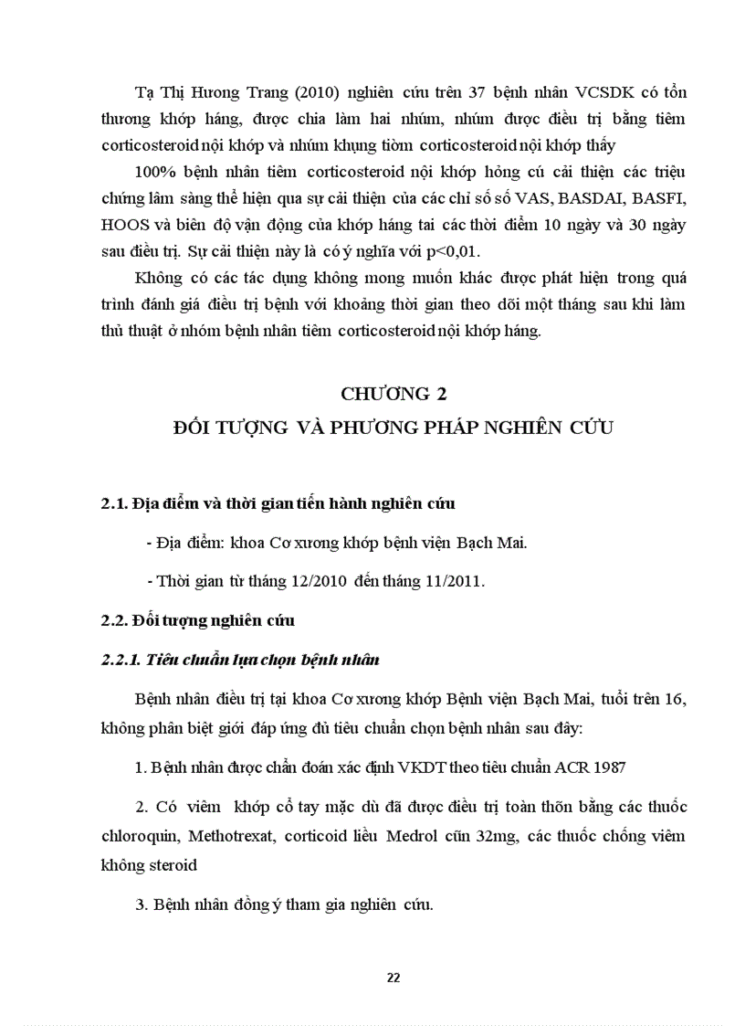 image for page Đánh giá kết quả điều trị viêm khớp cổ tay trong viêm khớp dạng thấp bằng phương pháp tiêm nội khớp dưới hướng dẫn siêu âm 1