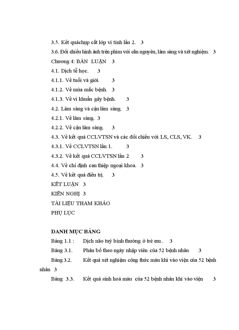 image for page Nghiên cứu sâu Chụp cắt lớp vi tính trong bệnh Viêm màng não mủ nói chung và Viêm màng não mủ ở trẻ em nói riêng