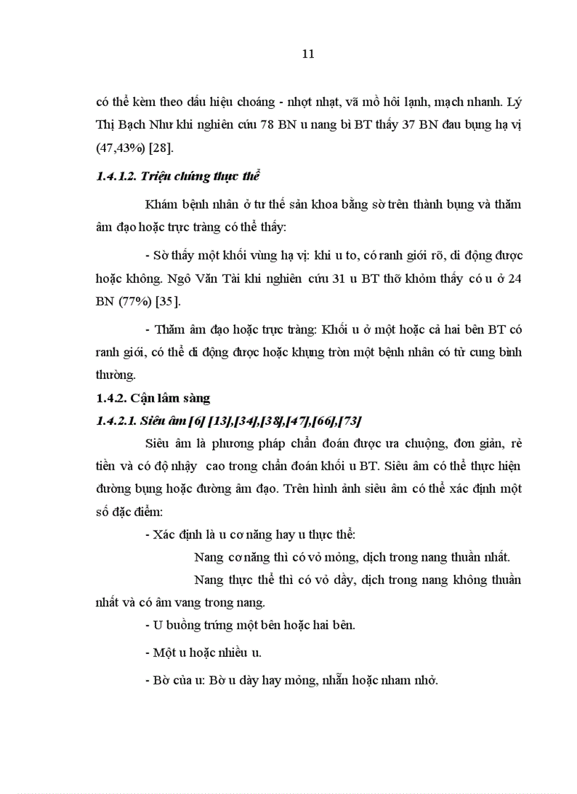 image for page Nhận xét đặc điểm lâm sàng cận lâm sàng và giá trị sinh thiết tức thì trong chẩn đoán u buồng trứng tại Bệnh viện K 1