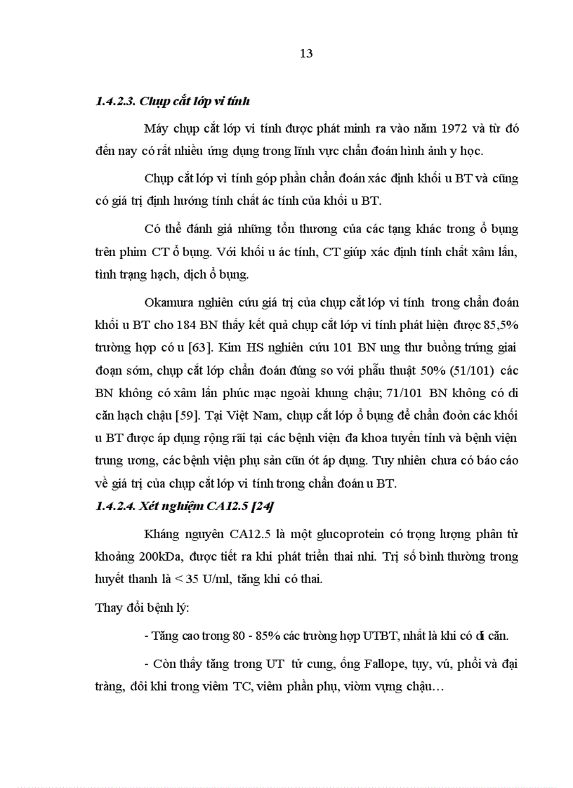 image for page Nhận xét đặc điểm lâm sàng cận lâm sàng và giá trị sinh thiết tức thì trong chẩn đoán u buồng trứng tại Bệnh viện K 1