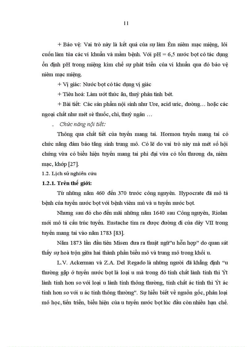 image for page Nhận xét đặc điểm lâm sàng cận lâm sàng và kết quả điều trị của ung thư tuyến mang tai tại bệnh viên k từ năm 2005 đến 2009