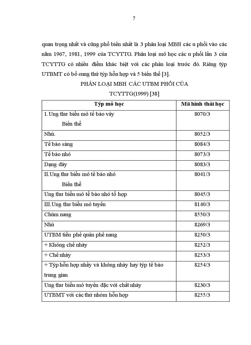 image for page Nhận xét đặc điểm mô bệnh học và yếu tố phát triển biểu mô trong ung thư biểu mô tuyến của phổi
