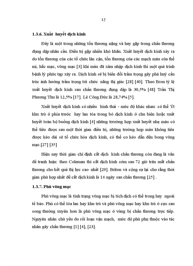image for page Đặc điểm lâm sàng và kết quả điều trị ban đầu chấn thương đụng dập nhãn cầu tại Bệnh viện mắt Tung ương từ 2003 đến 2007