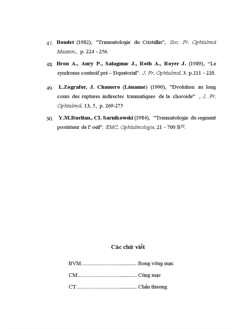 image for page Đặc điểm lâm sàng và kết quả điều trị ban đầu chấn thương đụng dập nhãn cầu tại Bệnh viện mắt Tung ương từ 2003 đến 2007