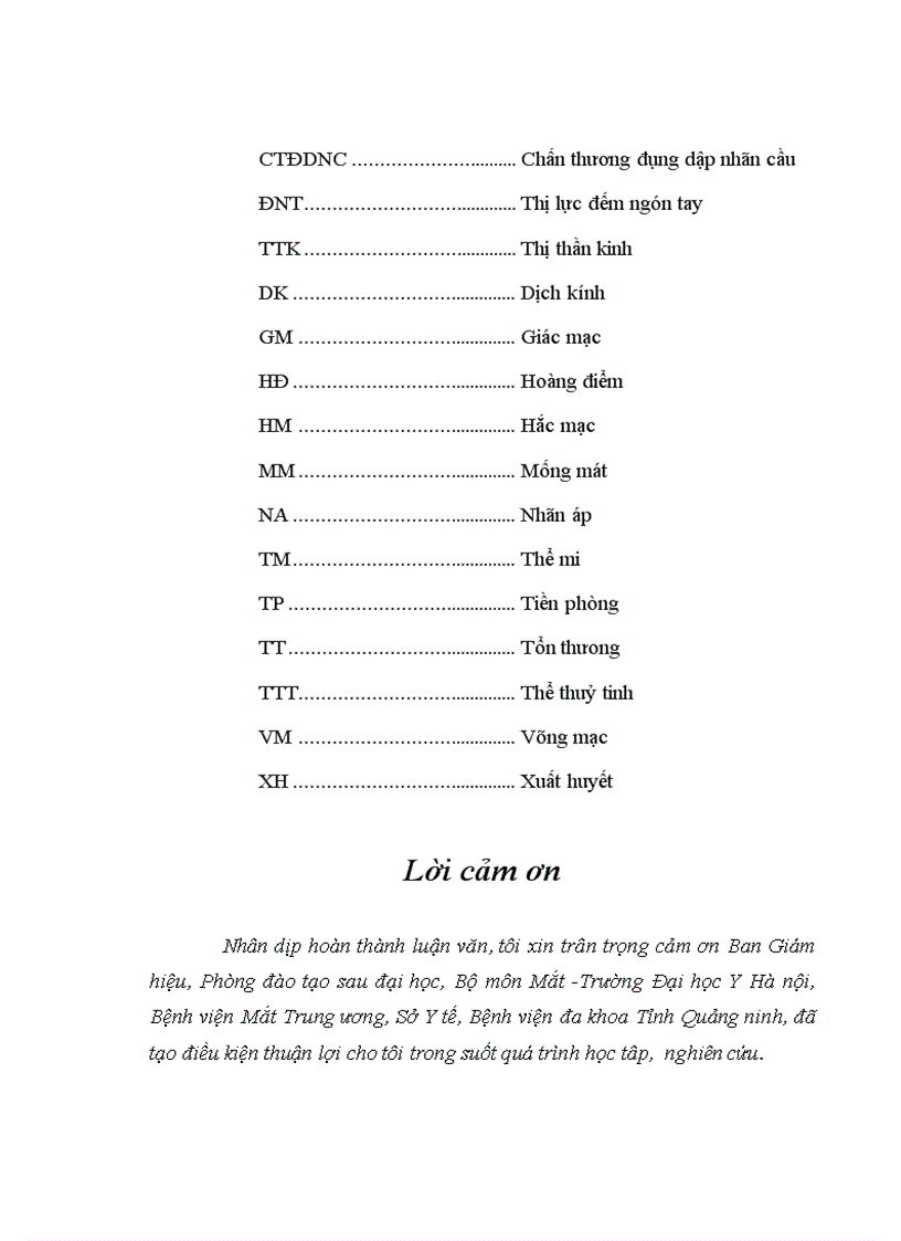 image for page Đặc điểm lâm sàng và kết quả điều trị ban đầu chấn thương đụng dập nhãn cầu tại Bệnh viện mắt Tung ương từ 2003 đến 2007