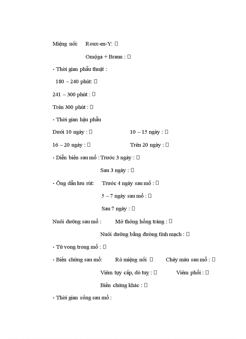 image for page Nghiên cứu triệu chứng lâm sàng cận lâm sàng ở bệnh nhân cắt toàn bộ dạ dày nạo vét hạch ở bệnh viện Việt Đức từ năm 2006 tới 201