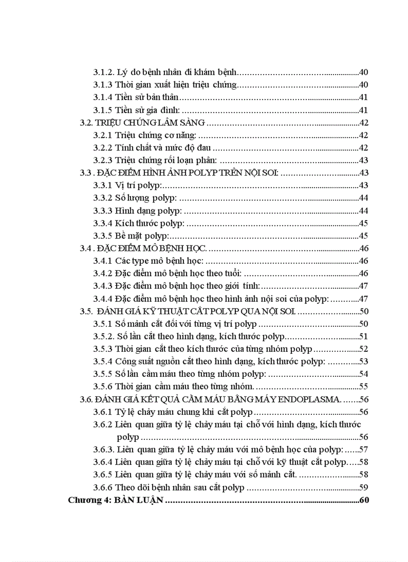 image for page Nhận xét hình ảnh nội soi mô bệnh học của polyp đại trực tràng và kết quả cắt polyp bằng nguồn cắt ENDOPLASMA 1