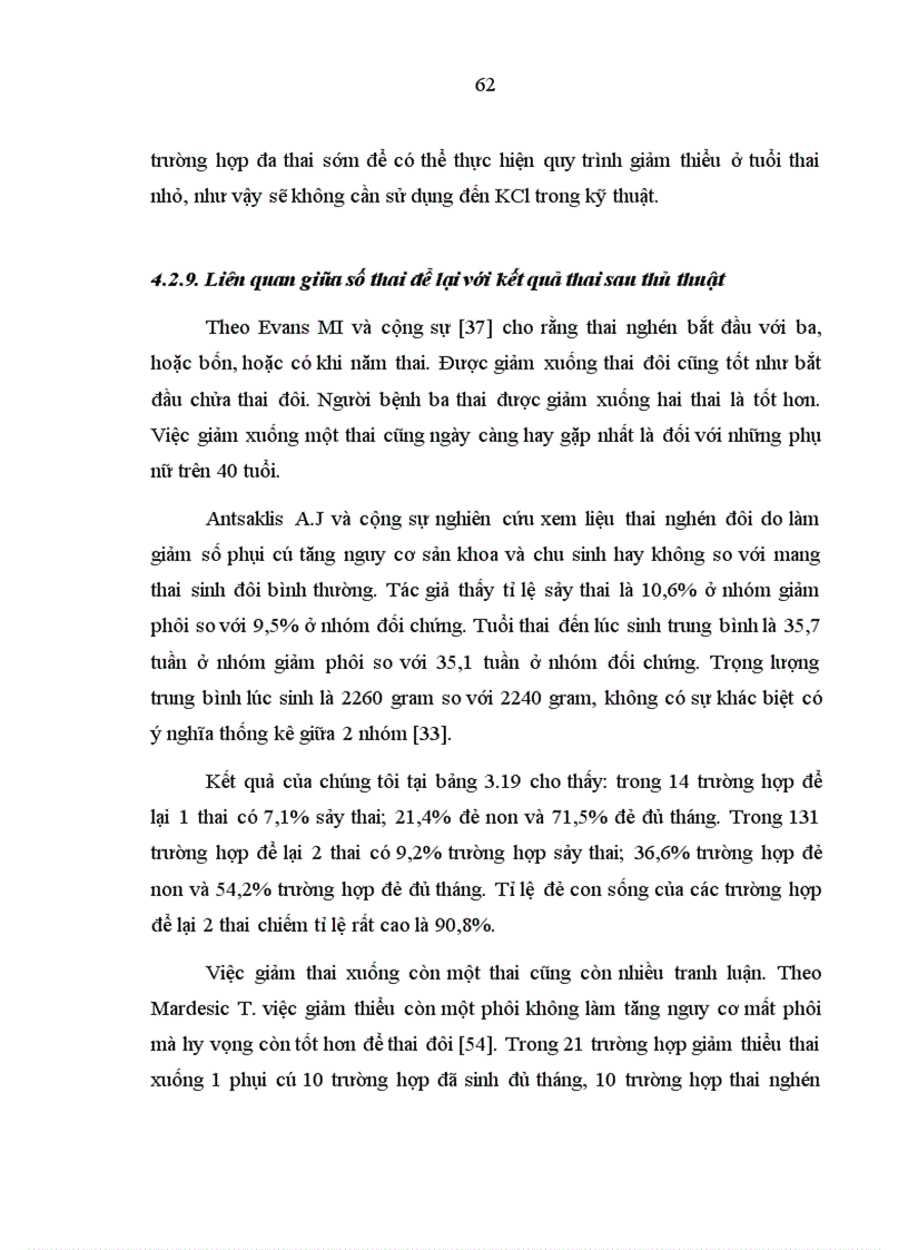 image for page Đánh giá kết quả giảm thiểu phôi chọn lọc tại Bệnh viện Phụ sản Trung ương từ 01 01 2004 đến 31 12 2008 3