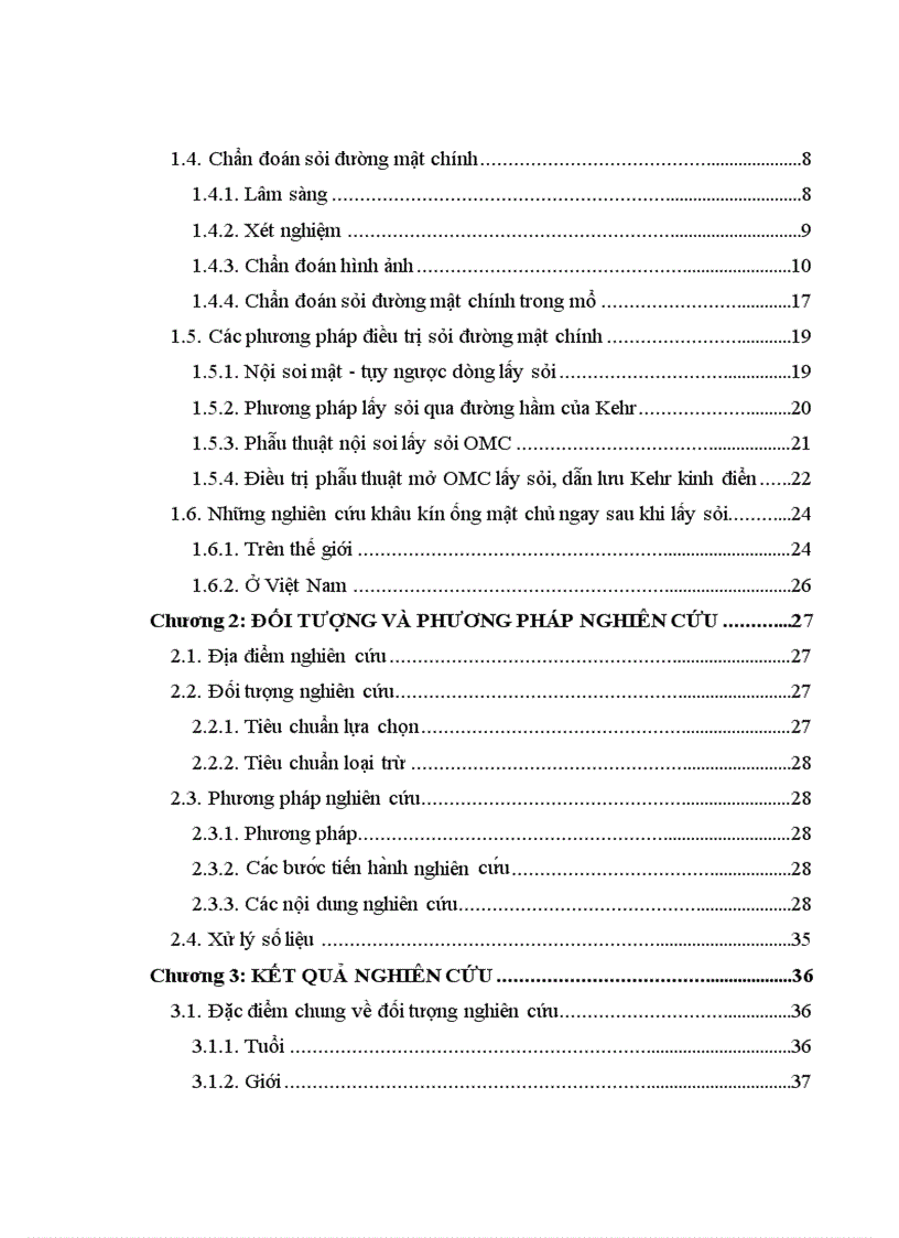 image for page Nghiên cứu ứng dụng chụp cộng hưởng từ trong chẩn đoán và tiên lượng điều trị sỏi ống mật chủ bằng phẫu thuật nội soi tại khoa ngoại bệnh viện Bạch Mai