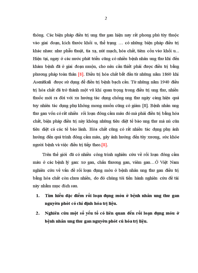 image for page Nghiên cứu đặc điểm đông máu ở bệnh nhân ung thư gan nguyên phát điều trị tại Trung tâm y học hạt nhân ung bướu Bệnh viện Bạch Mai