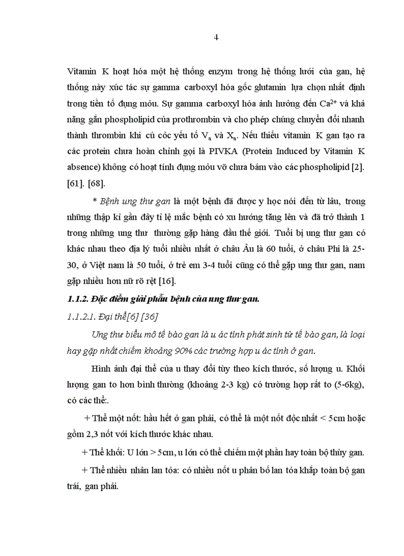 image for page Nghiên cứu đặc điểm đông máu ở bệnh nhân ung thư gan nguyên phát điều trị tại Trung tâm y học hạt nhân ung bướu Bệnh viện Bạch Mai