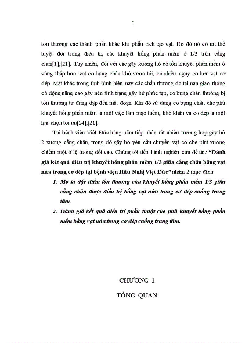 image for page Đánh giá kết quả điều trị khuyết hổng phần mềm 1 3 giữa cẳng chân bằng vạt nửa trong cơ dép tại bệnh viện Hữu Nghị Việt Đức
