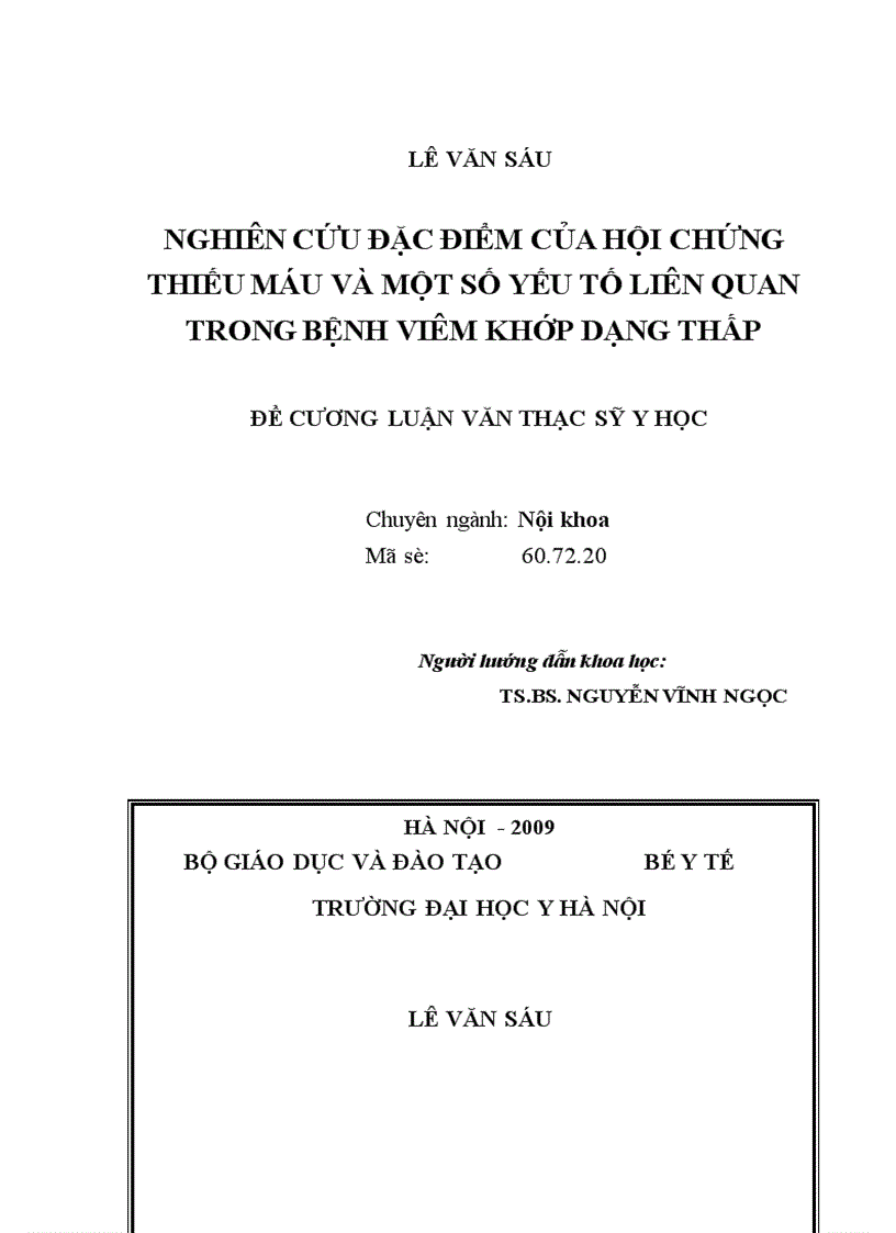 image for page Nghiên cứu đặc điểm của hội chứng thiếu máu và một số yếu tố liên quan trong bệnh viêm khớp dạng thấp 4