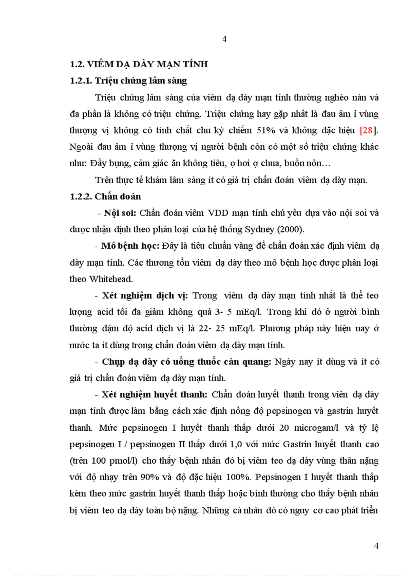 image for page Nghiên cứu đặc điểm lâm sàng nội soi mô bệnh học nhiễm các týp Helicobacter pylori trong viêm teo niêm mạc dạ dày