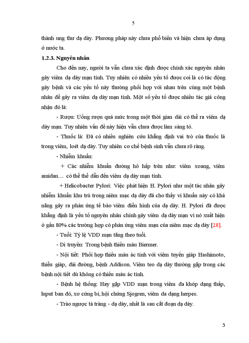 image for page Nghiên cứu đặc điểm lâm sàng nội soi mô bệnh học nhiễm các týp Helicobacter pylori trong viêm teo niêm mạc dạ dày