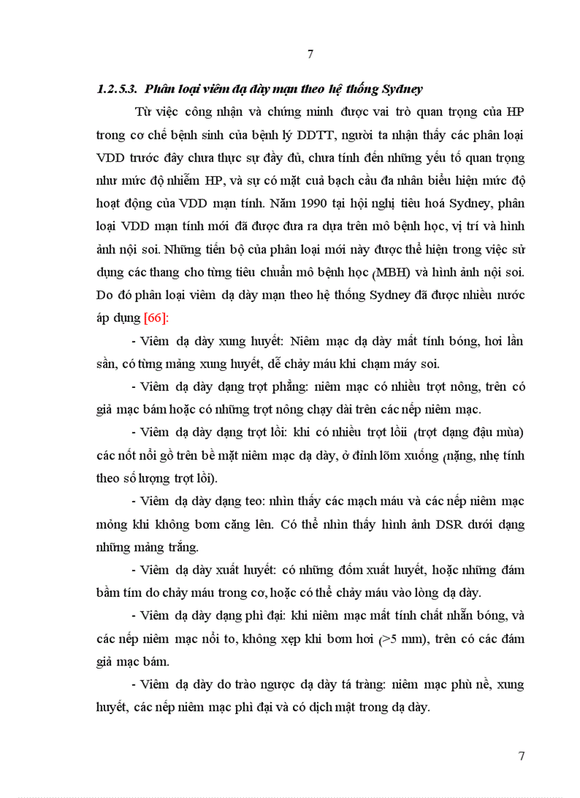 image for page Nghiên cứu đặc điểm lâm sàng nội soi mô bệnh học nhiễm các týp Helicobacter pylori trong viêm teo niêm mạc dạ dày