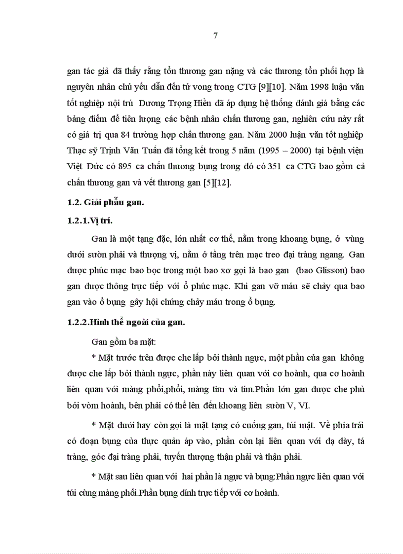 image for page Đánh giá kết quả phẫu thuật của chấn thương và vết thương gan tại Bệnh viện Hữu Nghị Việt Đức