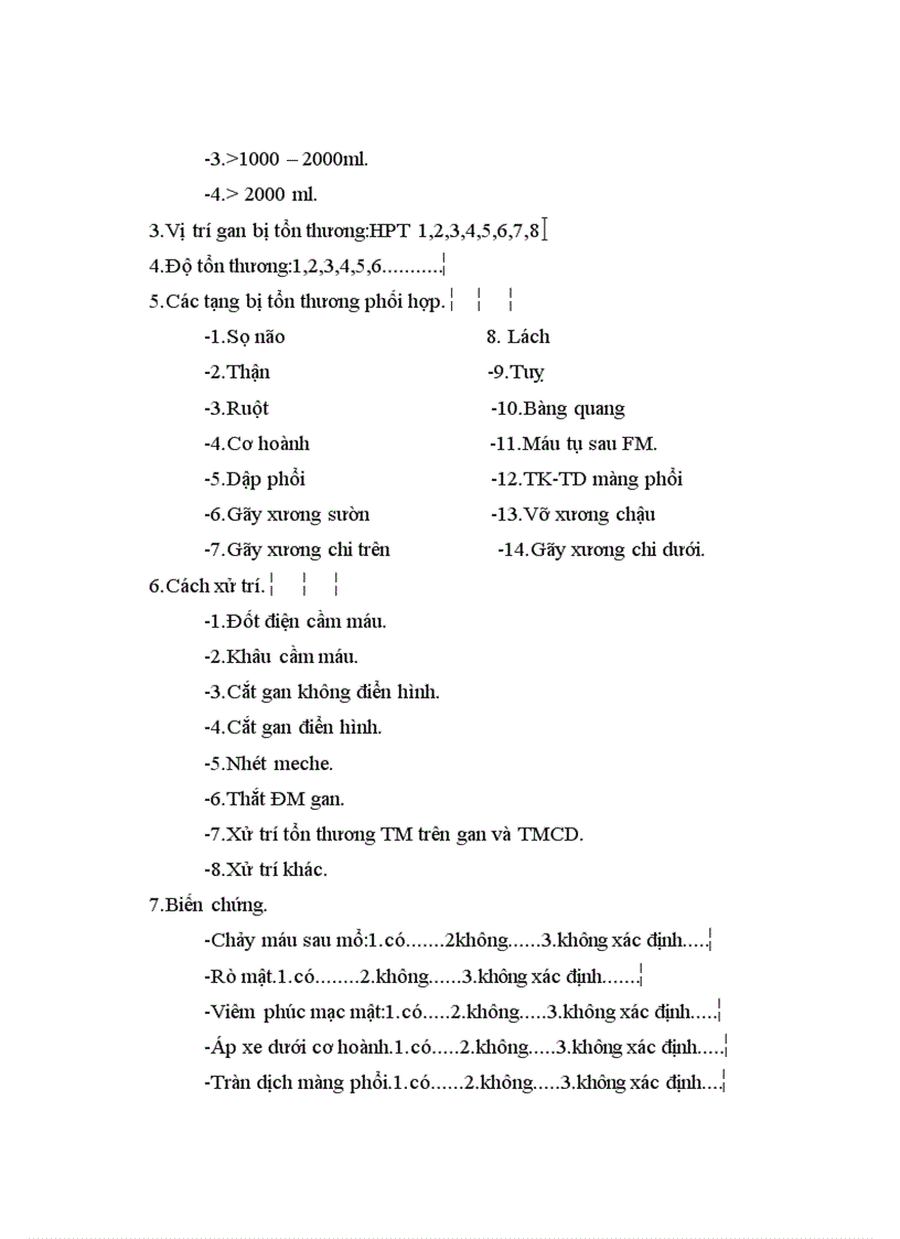 image for page Đánh giá kết quả phẫu thuật của chấn thương và vết thương gan tại Bệnh viện Hữu Nghị Việt Đức
