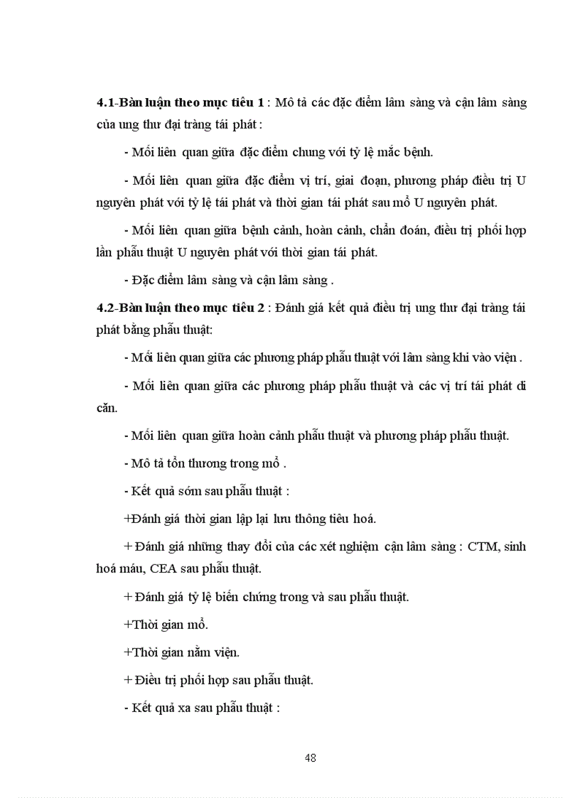 image for page Nghiên cứu kết quả điều trị phẫu thuật ung thư đại tràng tái phát sau mổ tại bệnh viện Việt Đức