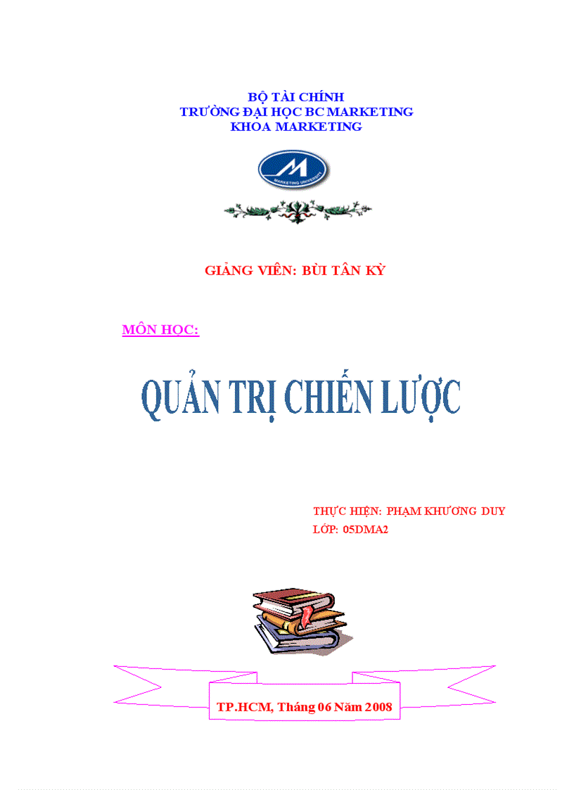 Chiến lược Ý tưởng kinh doanh Bar MY WAY