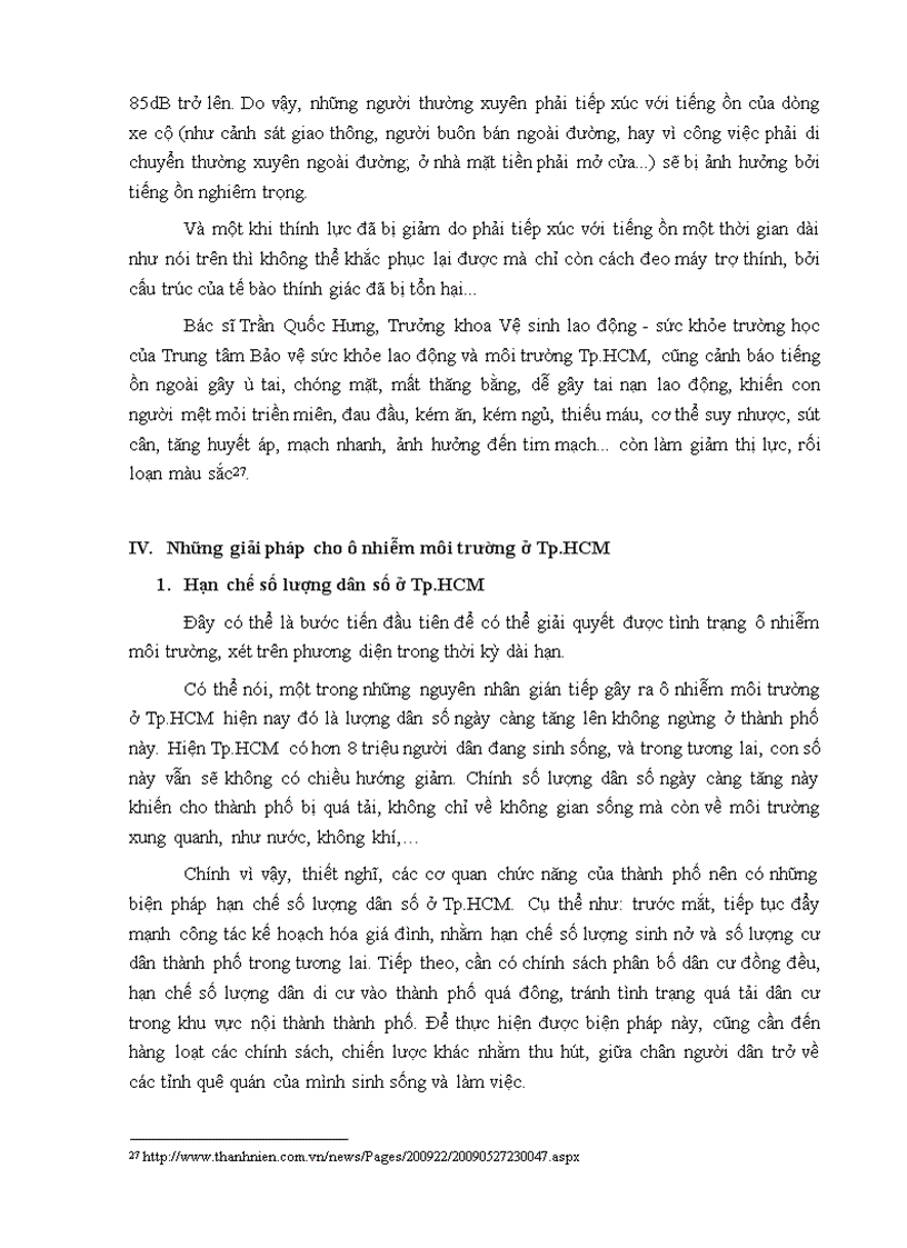 image for page Ônhiễm môi trường tại thành phố HỒ CHÍ MINH và giải pháp khắc phục