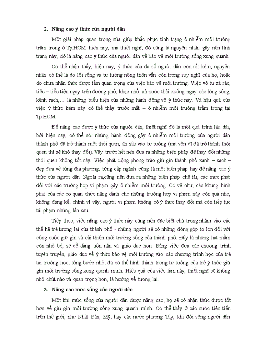 image for page Ônhiễm môi trường tại thành phố HỒ CHÍ MINH và giải pháp khắc phục