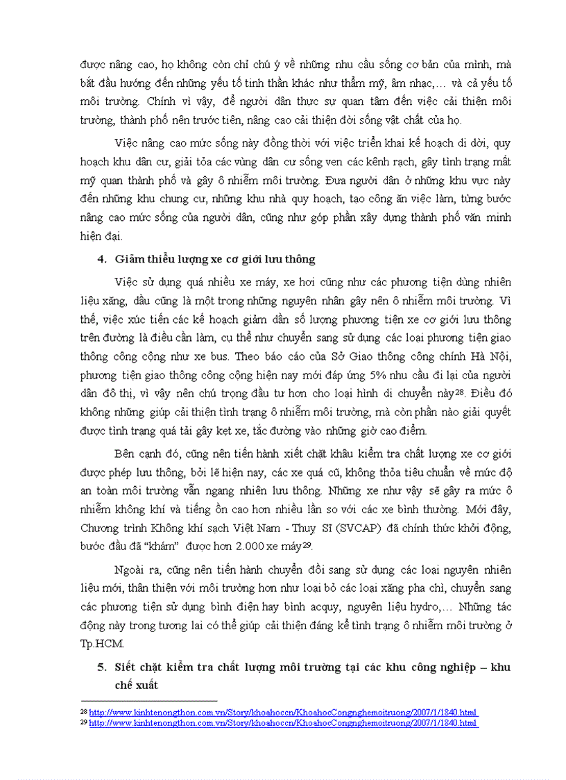 image for page Ônhiễm môi trường tại thành phố HỒ CHÍ MINH và giải pháp khắc phục